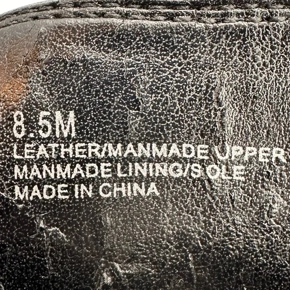 Gianni Bini Gladiator Heels Strappy Sandals Black Leather Women's - Picture 13 of 13